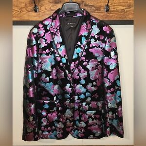 Floral Patterned Blazer
